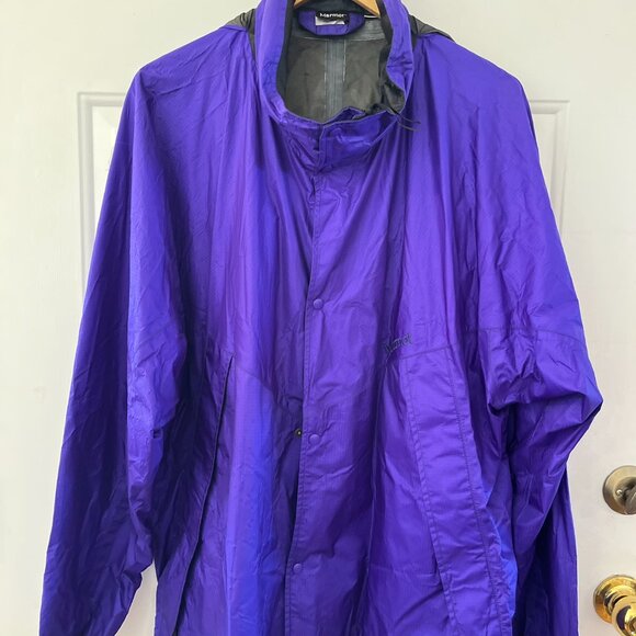 Marmot Men's Purple Osprey Gore-Tex Outdoor Rainproof W/Hood Jacket Sz Xl - Picture 4 of 11